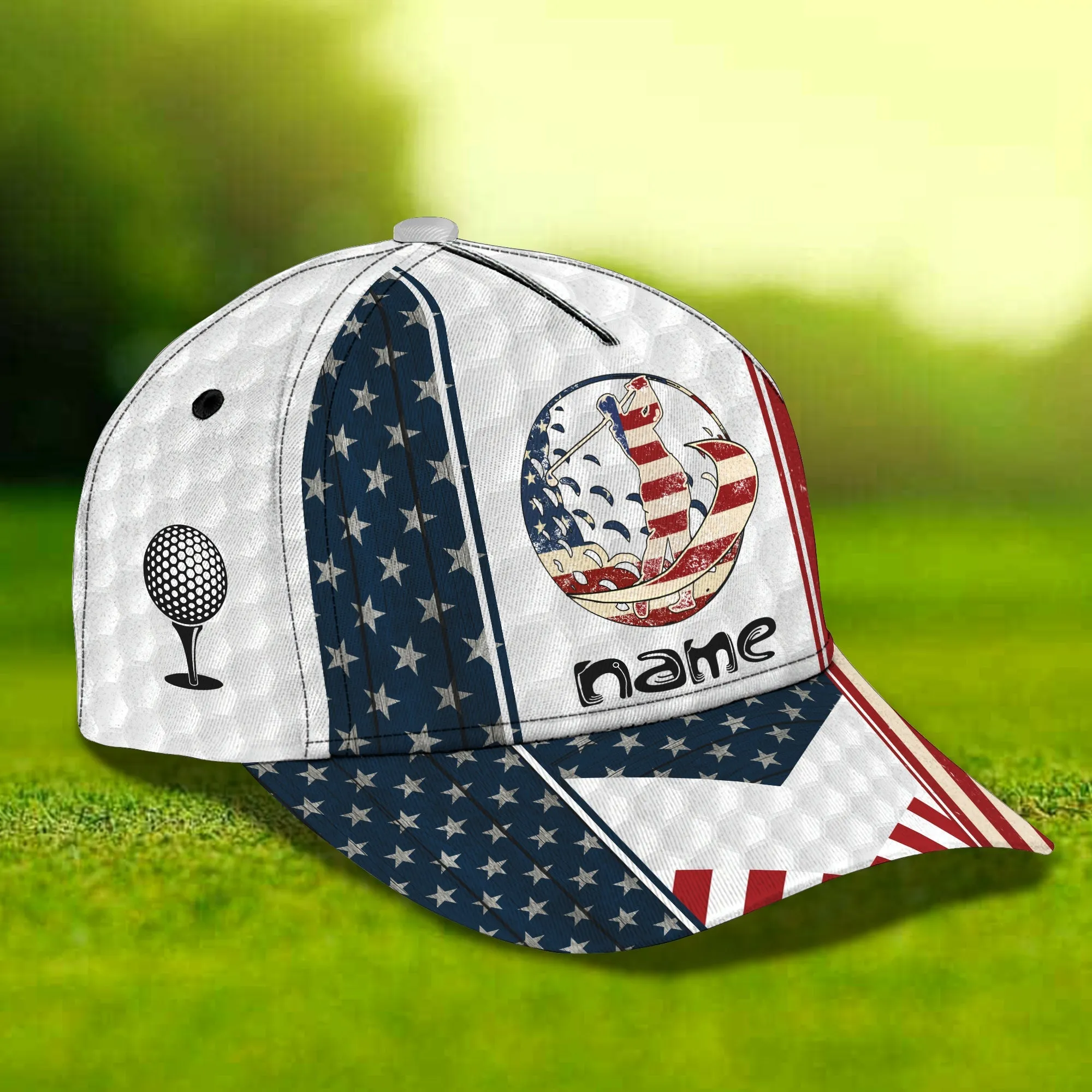 3D Classic Cap American Golfer 02 Customize Cap Namashops