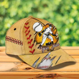 3D Classic Cap Baseball D Personalized Name Cap Namashops