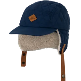 Beanie - Baby Boy - Trapper Palmers Navy (0-2 years)