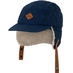 Beanie - Baby Boy - Trapper Palmers Navy (0-2 years)