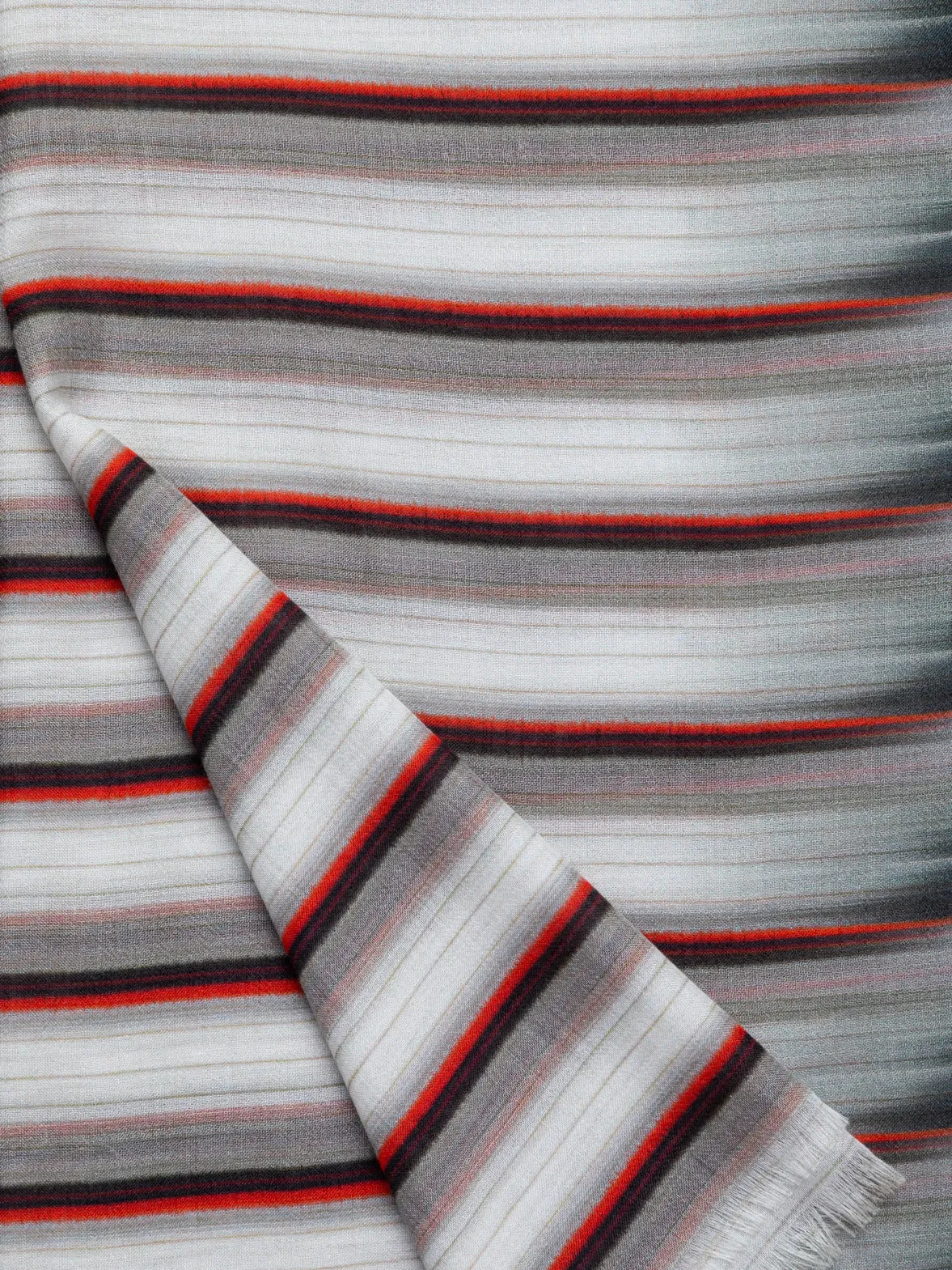 Cashmere Silk Scarf with Formula One Print