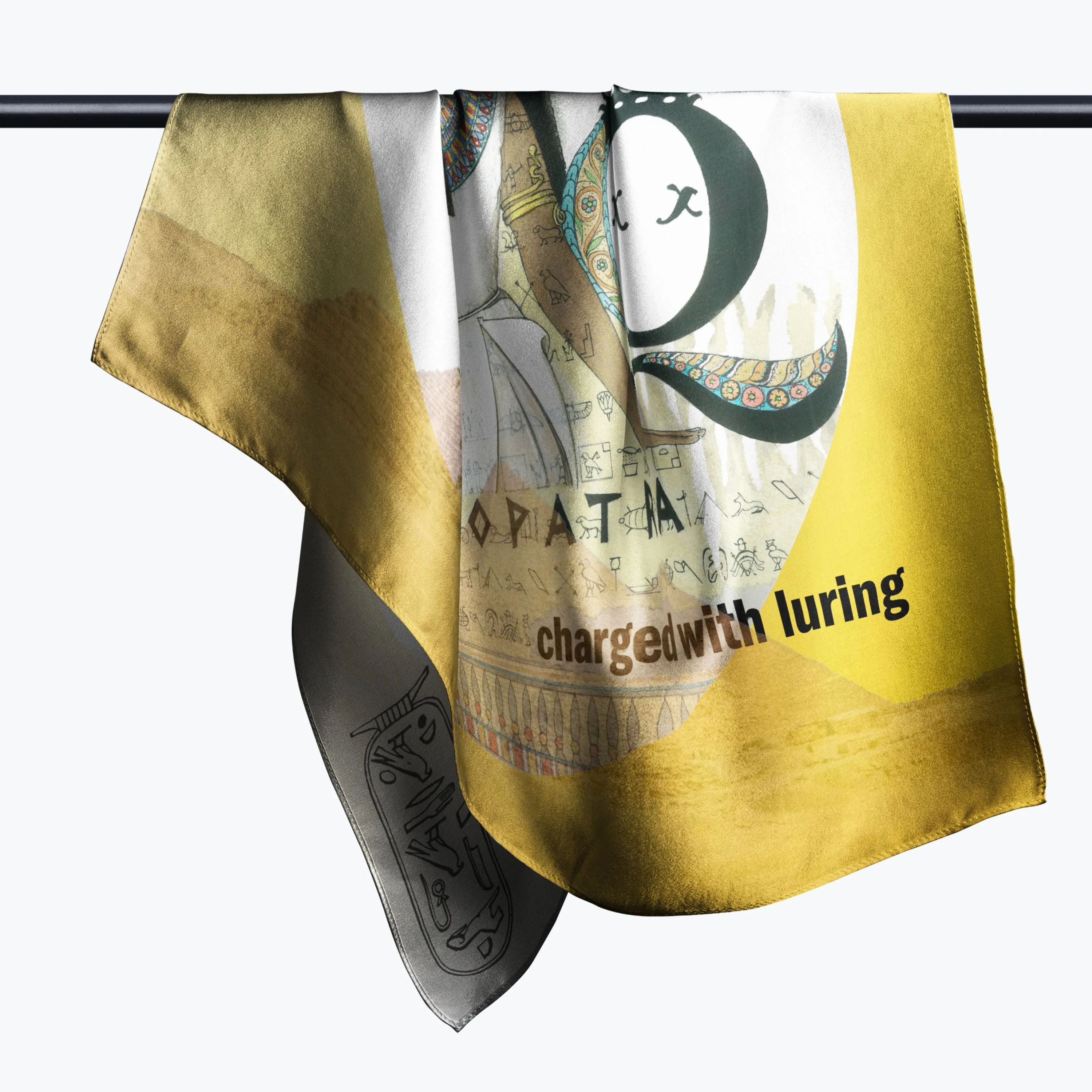 Cleopatra Silk Square Scarf