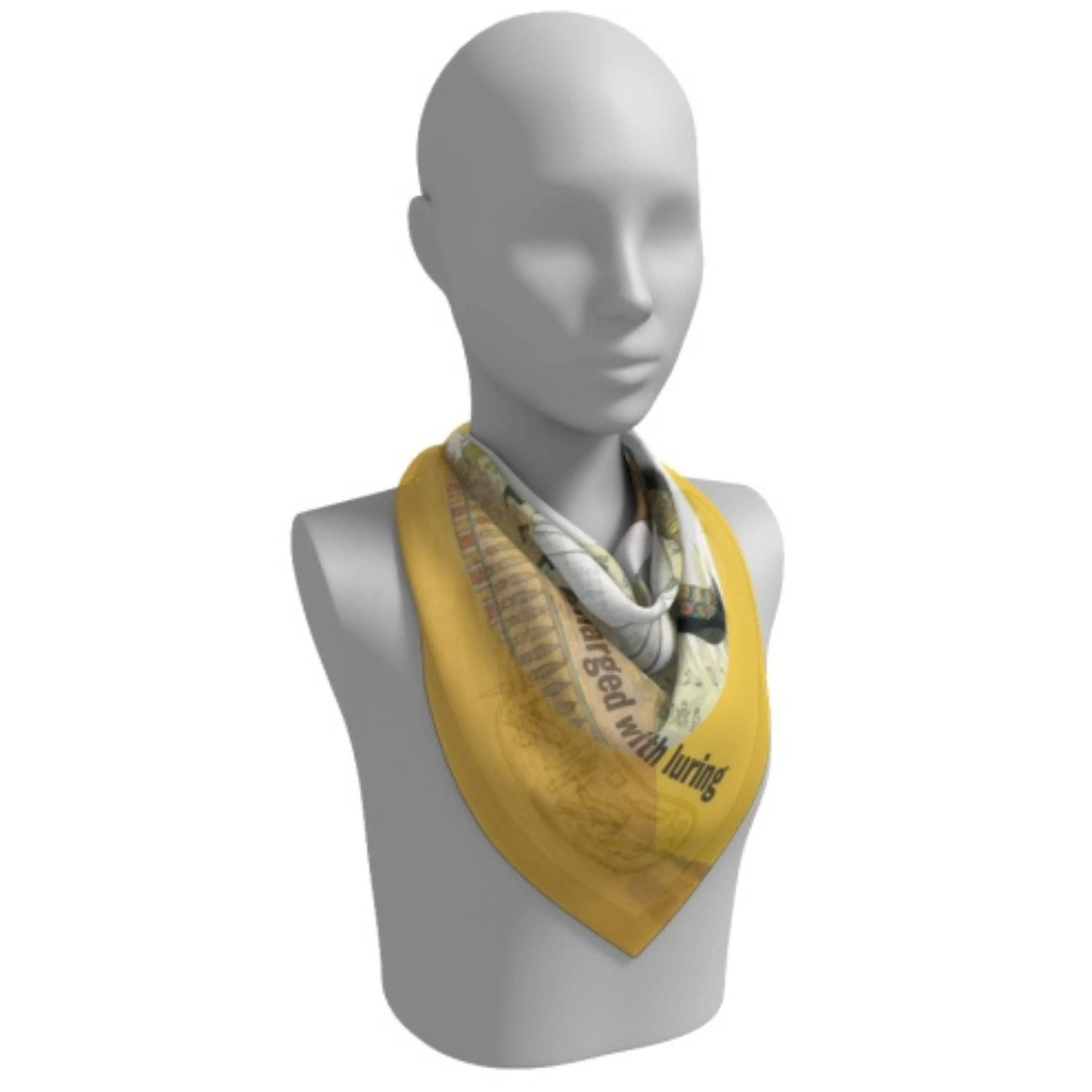 Cleopatra Silk Square Scarf