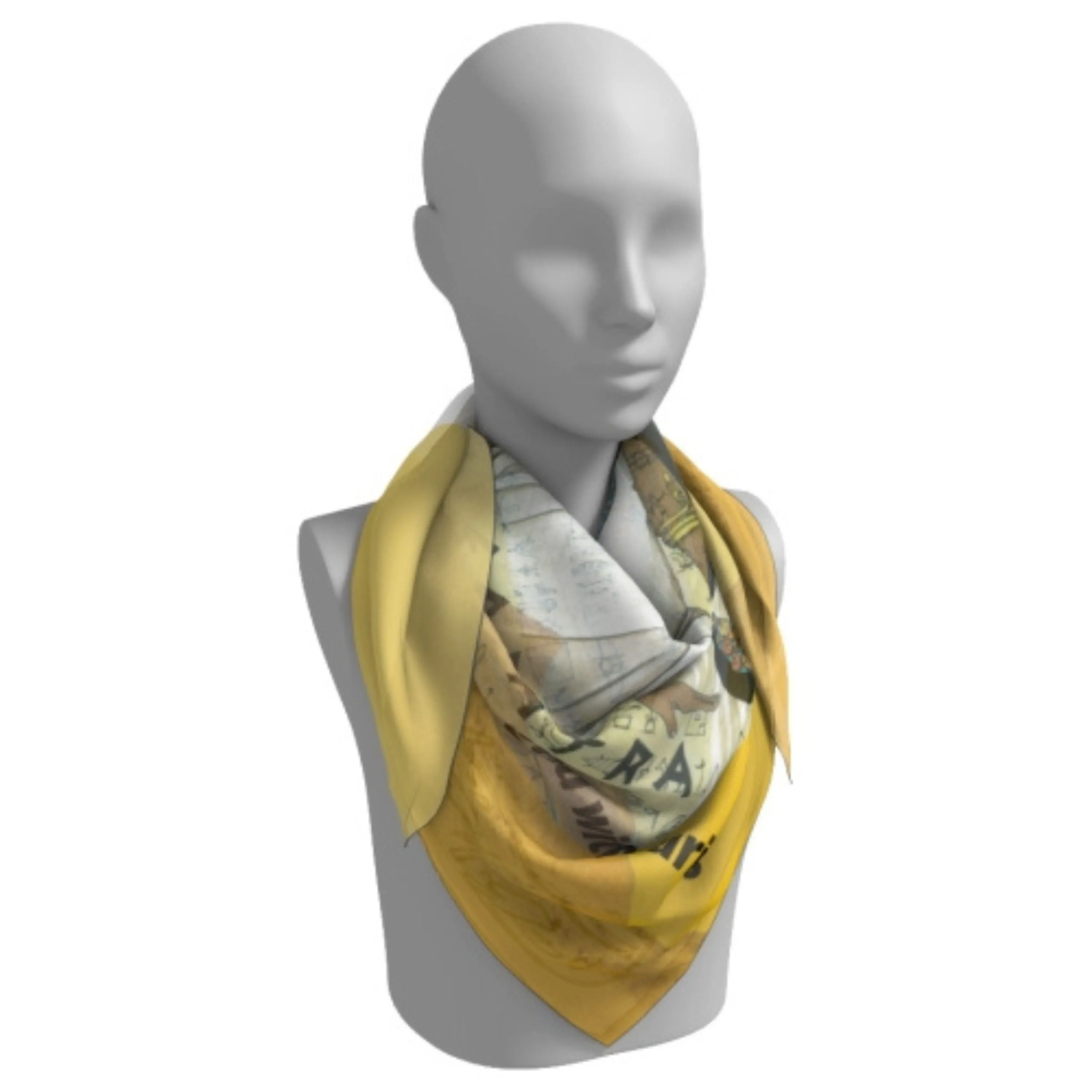 Cleopatra Silk Square Scarf