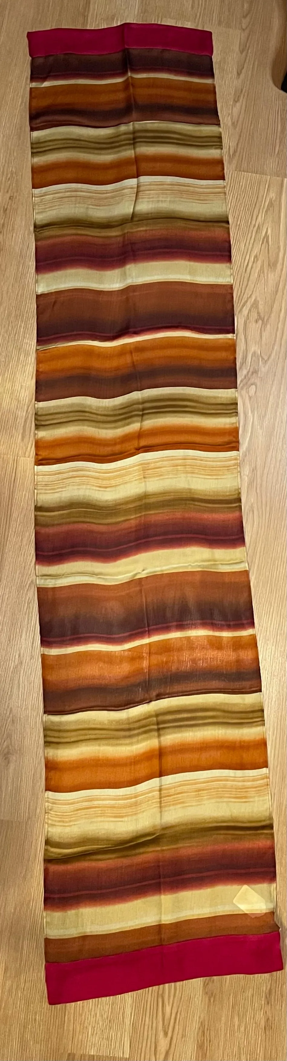 Designer Echo 100% Silk Oblong Scarf