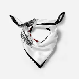 Empress Wu Zetian Silk Square Scarf