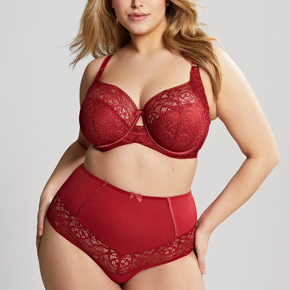 Estel High Waist Brief Raspberry