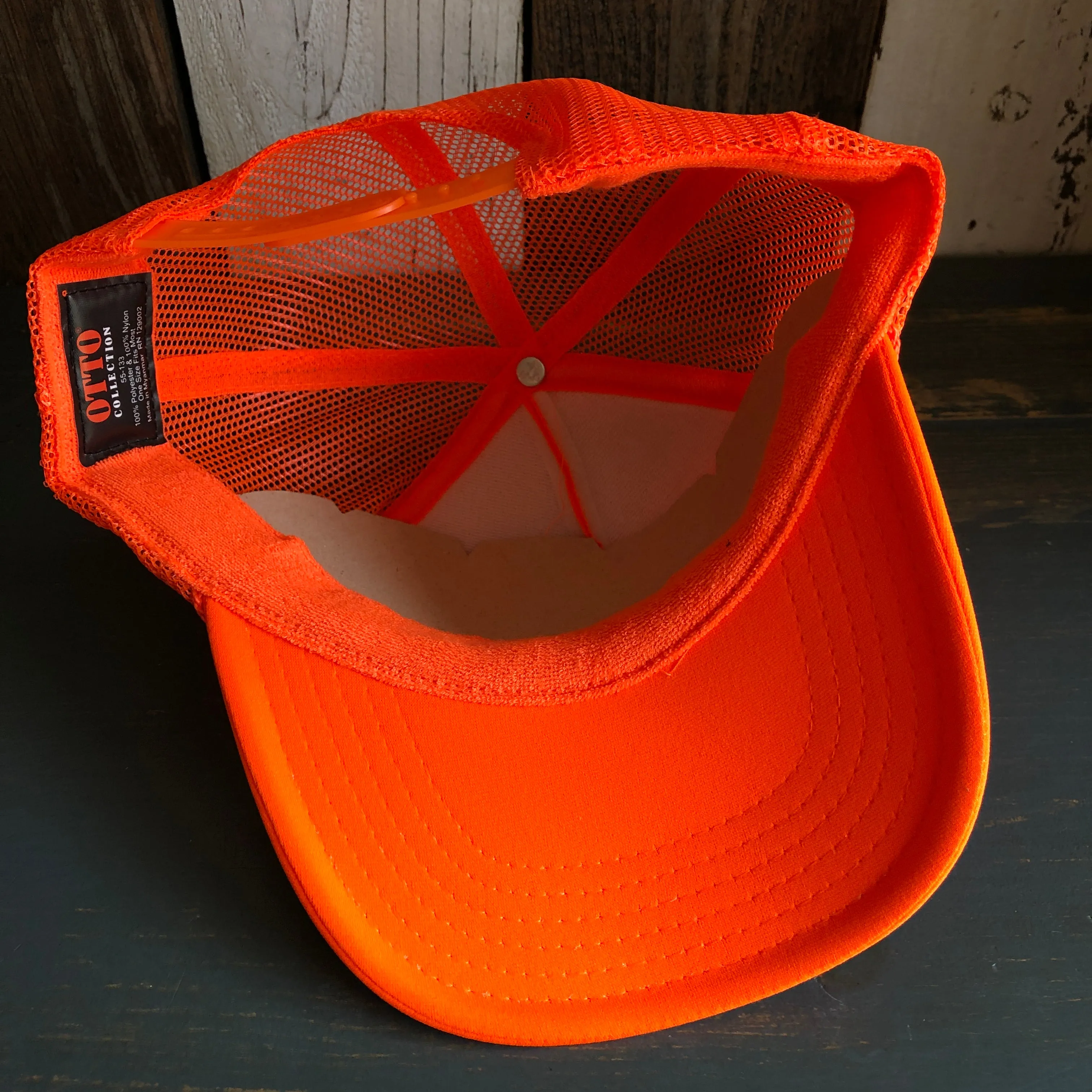 Hermosa Beach SUNBEAMS Trucker Hat - Neon Orange