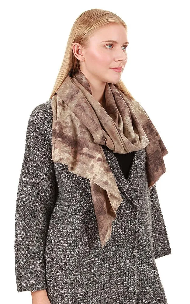 JC022521 Tie Dyed Pattern Scarf