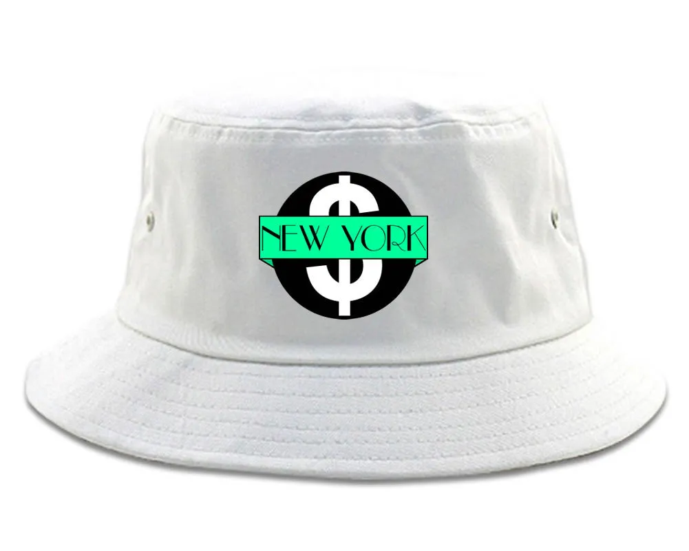 New York Mint Chest Logo Bucket Hat