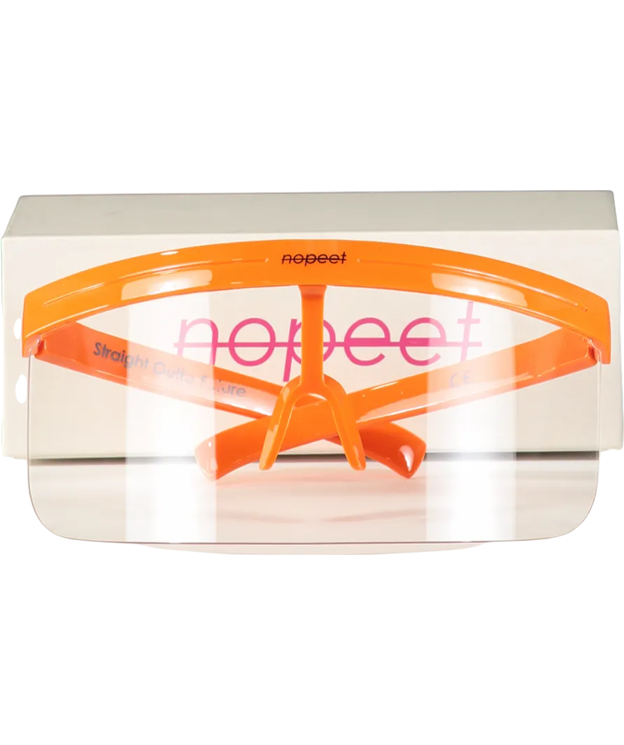 Nopeet Orange Da Shield Visor glasses