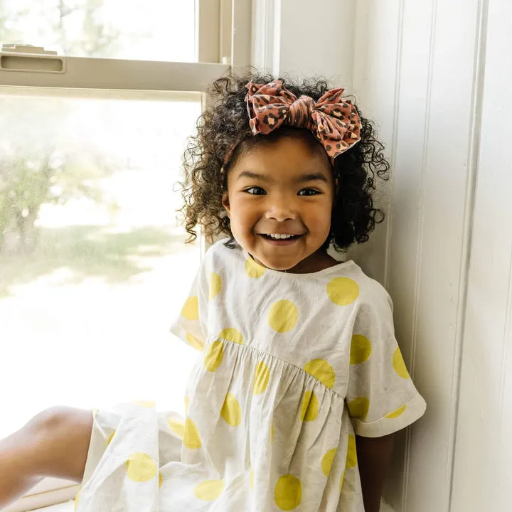 Printed Fab Headband Bow - Savannah by Baby Bling