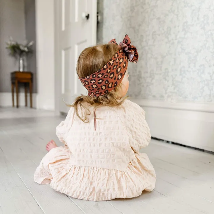 Printed Fab Headband Bow - Savannah by Baby Bling