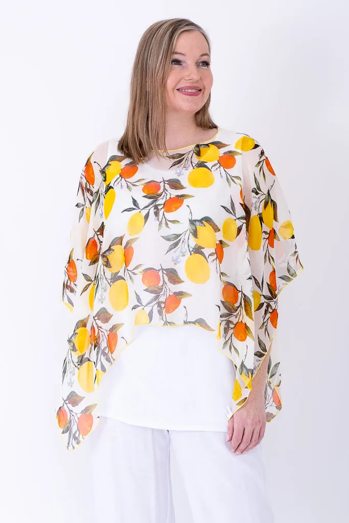 Silk Poncho, Lemonade
