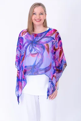 Silk Poncho, Lily Love