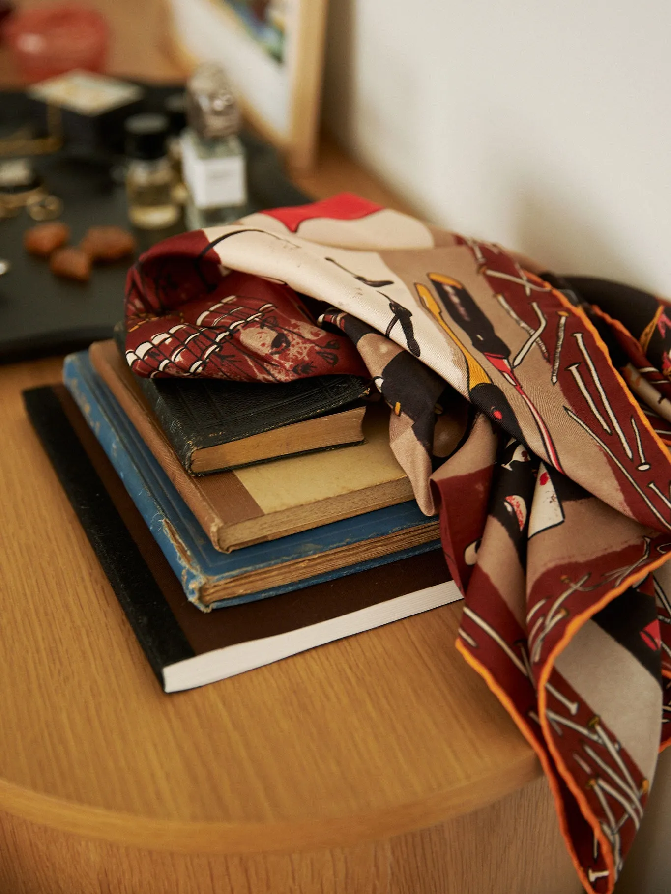Silk Scarf - Brun